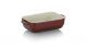 KELA Керамична тава за печене “Malin“ - 22,5 х 12,5 см. - цвят червено и бежово