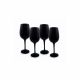 Vin Bouquet Сет от 4 черни чаши за вино