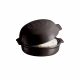 Черна керамична форма за печене с капак EMILE HENRY 