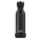 Черна двустенна бутилка ASOBU “INNER PEACE“ стъкло/тритан - 500 мл.
