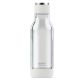 Бяла двустенна бутилка ASOBU “INNER PEACE“ - стъкло/тритан - 500 мл.