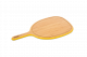 PEBBLY Бамбукова дъска за рязане с дръжка XL 57х31 см - жълт кант