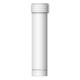 Бяла двустенна термобутилка с вакуумна изолация ASOBU “SKINNY MINI“ - 230 мл.