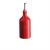 Червена керамична бутилка за олио с дозатор EMILE HENRY OIL CRUET