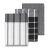 KELA Комплект от 3 бр. домакински кърпи за съдове “Pasado“ - 65х45 см. - черно-бели
