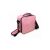 Nerthus Термоизолираща чанта за храна с два джоба - розов цвят
