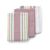 KELA Комплект от 3 бр. домакински кърпи за съдове “Pasado“ - 65х45 см. - пастелено розови