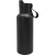 Nerthus Двустенна спортна бутилка с дръжка Click Cap, цвят ЧЕРЕН - 500 мл.