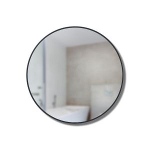 UMBRA Огледало за стенен монтаж с рафтове за аксесоари “CIRKO“ - цвят черен