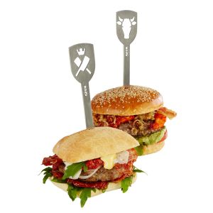 GEFU Комплект от 2 бр. шишчета за хамбургери или месо “TORRO“ - бик и брадва