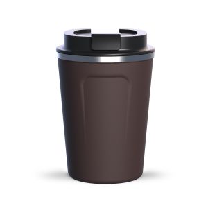 ASOBU Двустенна термо чаша с вакуумна изолация “CAFE COMPACT“ - 380 мл - цвят кафяв