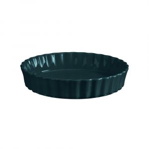 Тъмнозелена керамична форма за тарт Ø 28 см. EMILE HENRY 