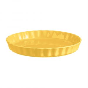 Жълта керамична форма за тарт Ø 29,5 см. EMILE HENRY 