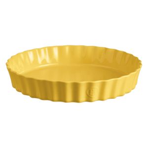 Дълбока жълта керамична форма за тарт - Ø 32, EMILE HENRY 