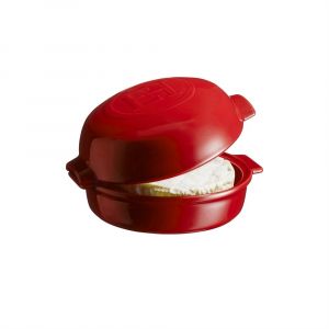 Червена керамична форма за печене с капак EMILE HENRY 