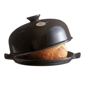 Черна керамична форма за печене на хляб EMILE HENRY 