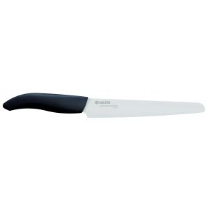 KYOCERA Универсален керамичен нож  - бяло острие/черна дръжка - 18 см.