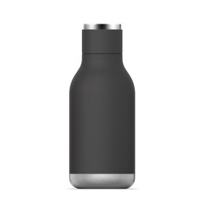 ASOBU Двустенна термо бутилка с вакуумна изолация “URBAN“ - 460 мл - цвят черен