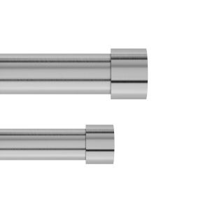UMBRA Двоен корниз “CAPPA“ - цвят никел - размер 91-167 см.