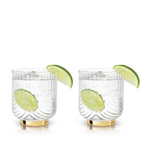 VISKI Чаши за уиски и коктейли “DECO GATSBY“ 2 бр. - 354 мл.