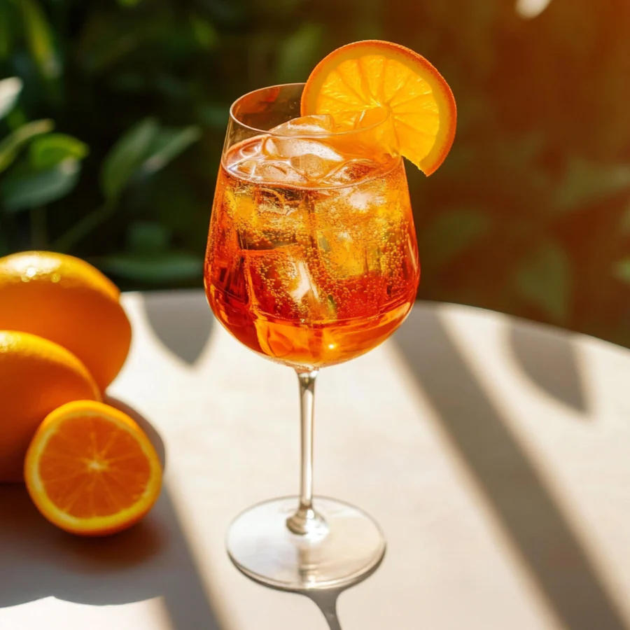 Sunset Spritz – лек цитрусов коктейл за топли вечери