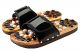 CASADA Масажни чехли за рефлексотерапия с естествени камъни - черен цвят - размер L / № 39 - 41